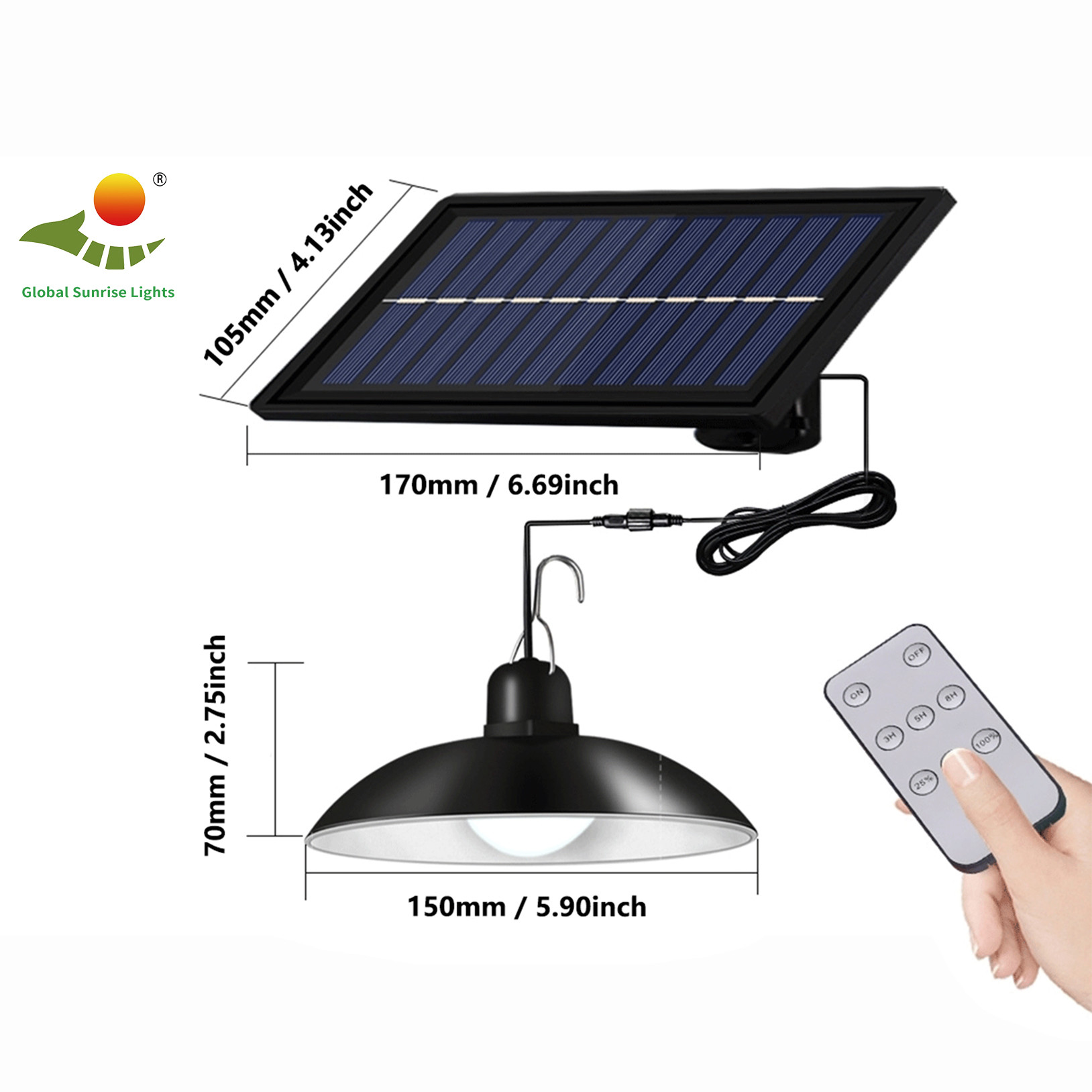 Quality Solar Powered Chandelier Solar Emergency Lights With Solar Power Supply for sale