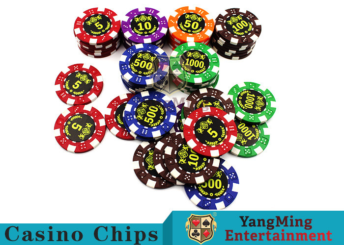 Quality Good Printing Non - Faded Casino Royale Poker Chips With Special ABS Material for sale