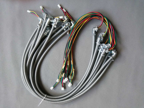 Quality Flexible Conduit Universal Wiring Harness 105 C Rating IP40 Zinc Alloy Conduit Fitting for sale