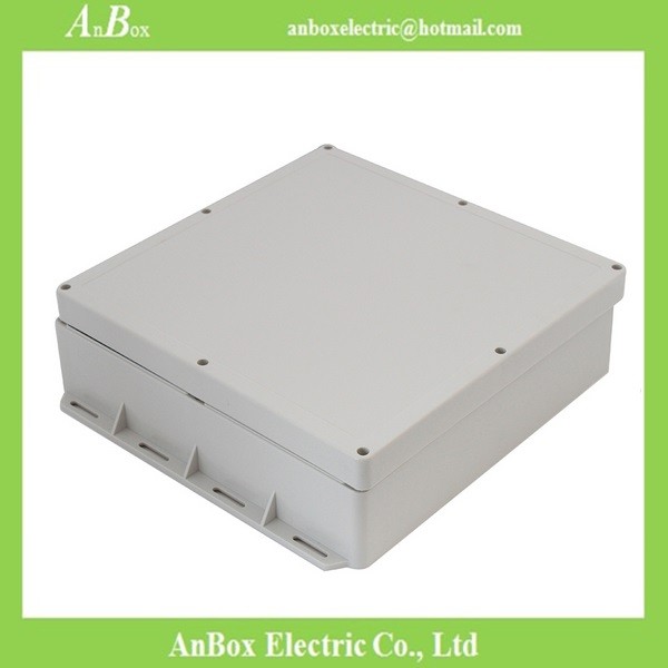 Quality 330x300x90mm IP65 grey colour large plastic electrical cabinets with flange for sale