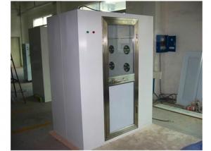 Quality Power Coated Steel Cleanroom Air Shower With PLC Control System for sale