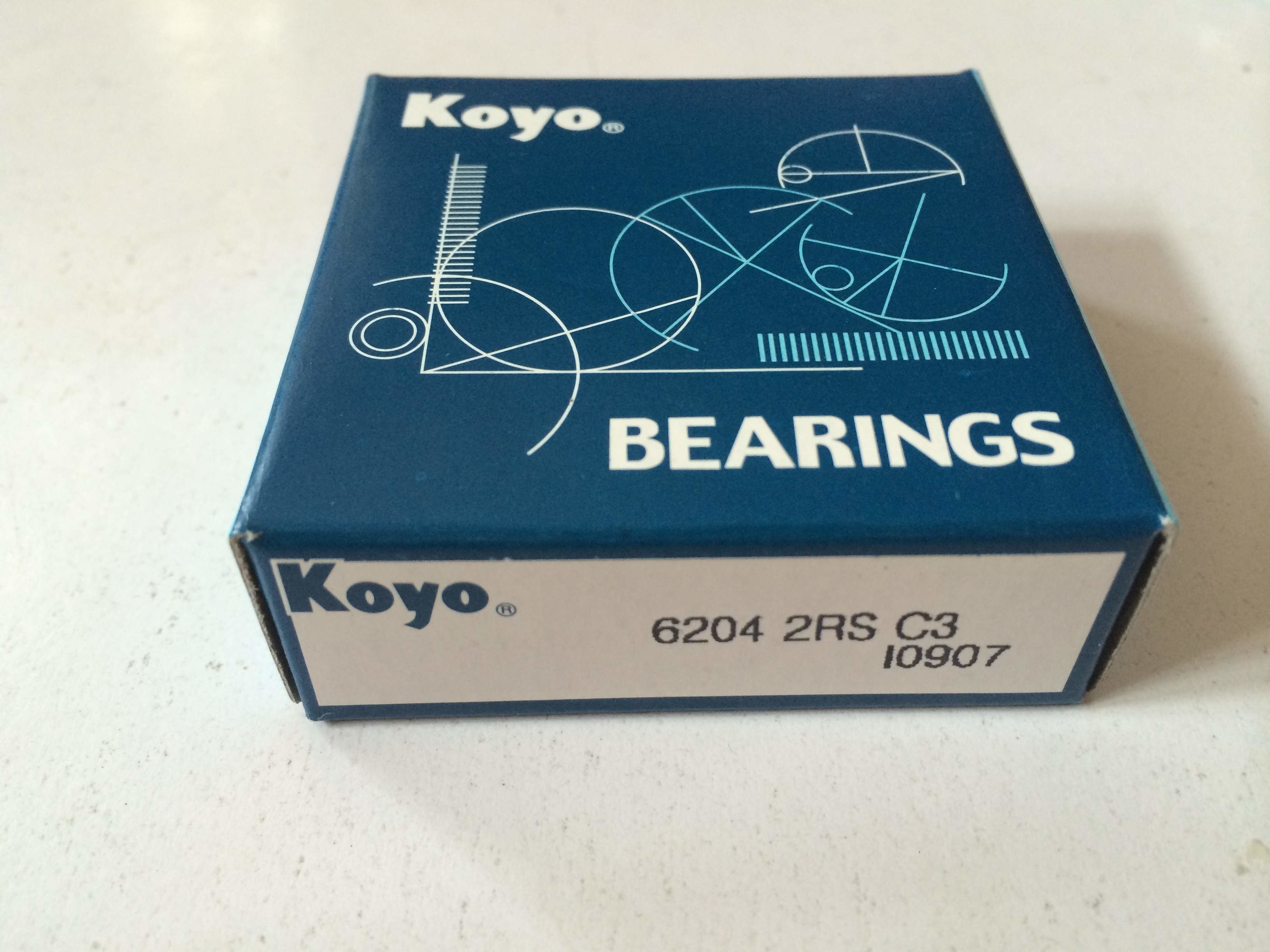 Quality Japan KOYO ball bearing 6204 2RS/ZZ gcr material bearings for sale