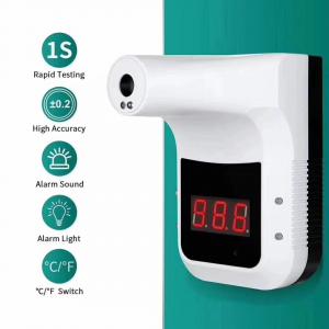 Quality 1-1.5m Face Recognition Infrared Thermometer IR Non Contact Thermal Scanner for sale