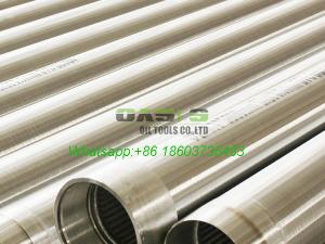 Quality Stainless steel water well used wedge wire screen/Johnson well screen/water well filter mesh for sale