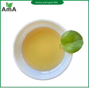Quality Organic Amino Acid Liquid Fertilizer Vegetable source Amino Acid Clear Yellow Liquid 30% for sale