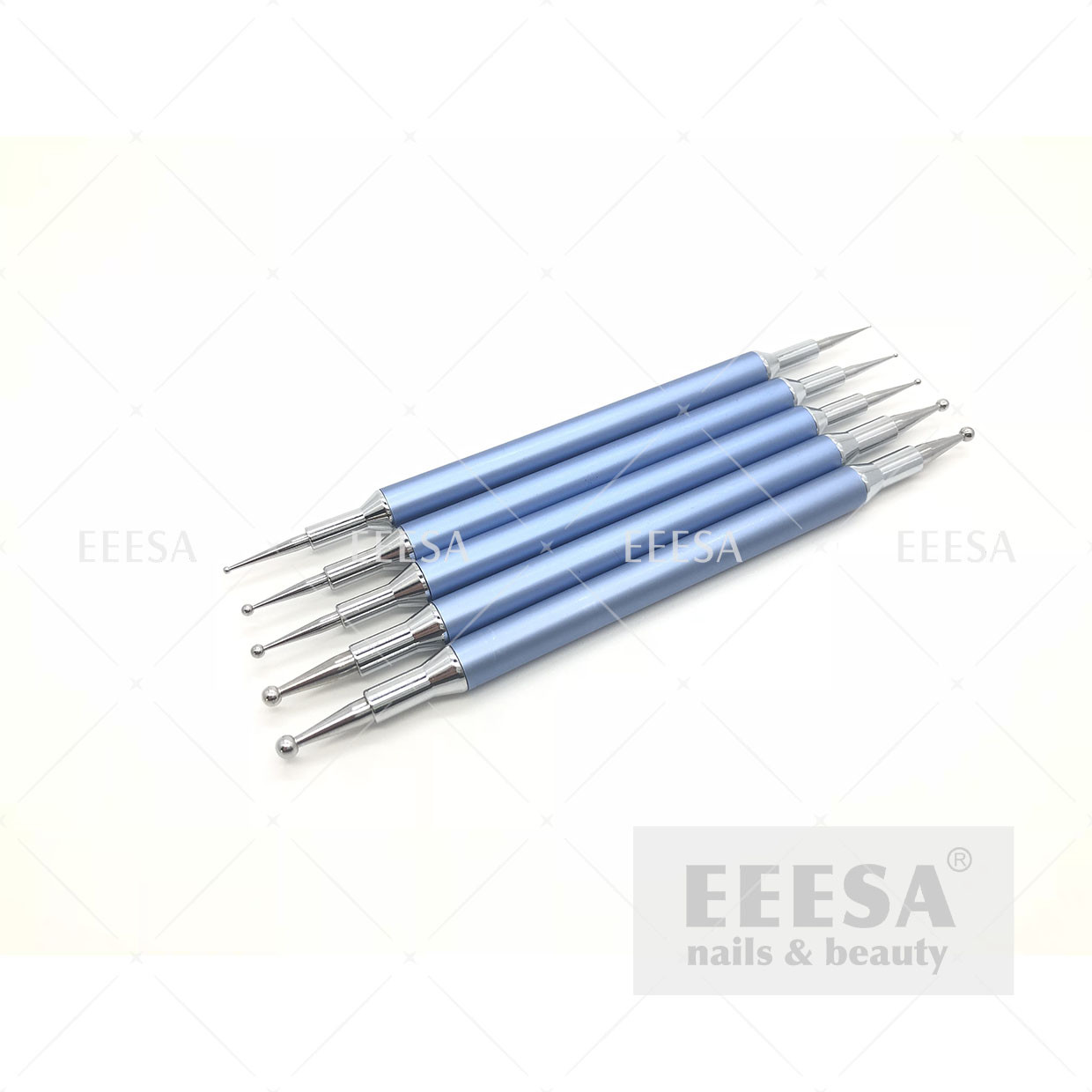 Quality Luxury Blue DIY Nail Art Tools Professional Different Size Easy To Handle for sale