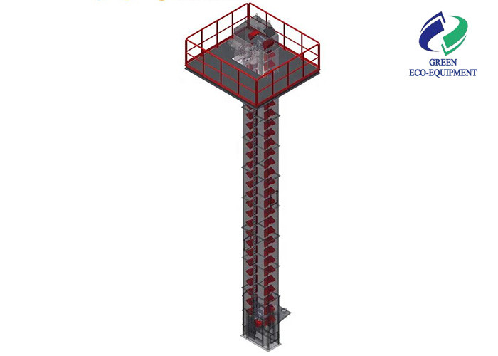 Quality Carbon Steel Bucket Elevator for Cement Concrete Mixing Station for sale