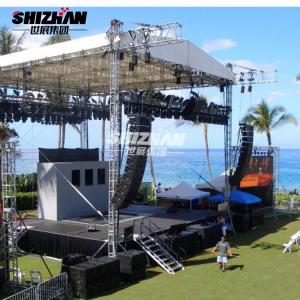 Quality Outdoor Aluminum Concert Stage Light Truss Curved Roof Truss System for sale