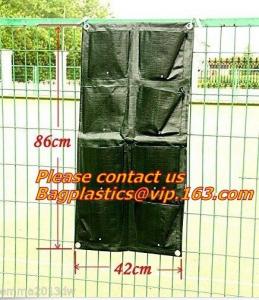 Quality Waterproof, Garden, Patio Plant, Flower, Grow Bags, 8 Pockets, Pouch, Hanging Planter for sale