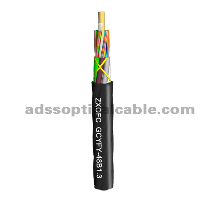 Quality All Dry Gel Free Cable GCYFY 1 2 4 Cores HDPE High Density Long Blowing Distance for sale