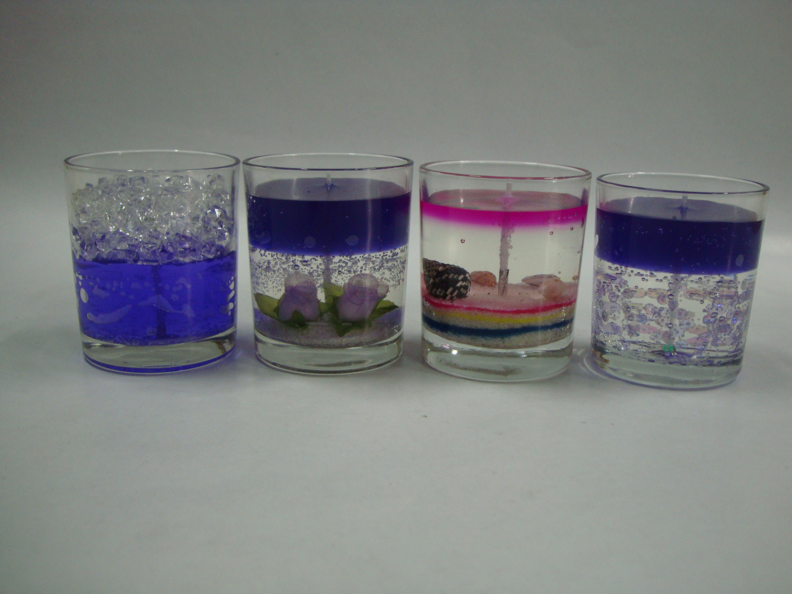Quality transparent jelly candle for sale