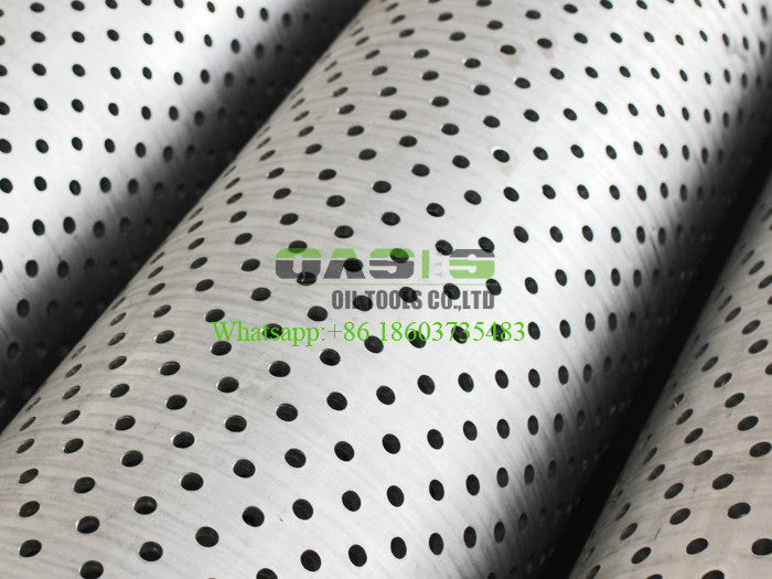 Quality Borehole drainage perforated casing pipes for dewatering system for sale