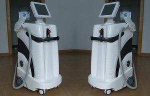 Quality 808nm 755m 1064nm Long pulse nd yag laser hair reduction machine for legs , breast and bikini hair removal for sale