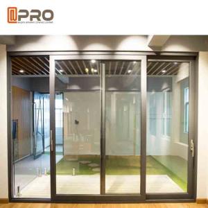 Quality Slim Frame Aluminium Sliding Doors , Soundproof Interior Sliding Glass Doors for sale