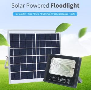 Quality 8000H 24V 100W Solar Flood Light Aluminum Solar Security Lamp for sale