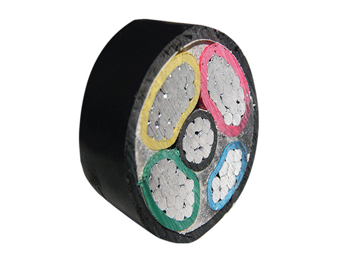Quality Four And Half Core 0.6/1kV Aluminum Conductor PVC Insulated &amp; Sheathed Electric Cable for sale