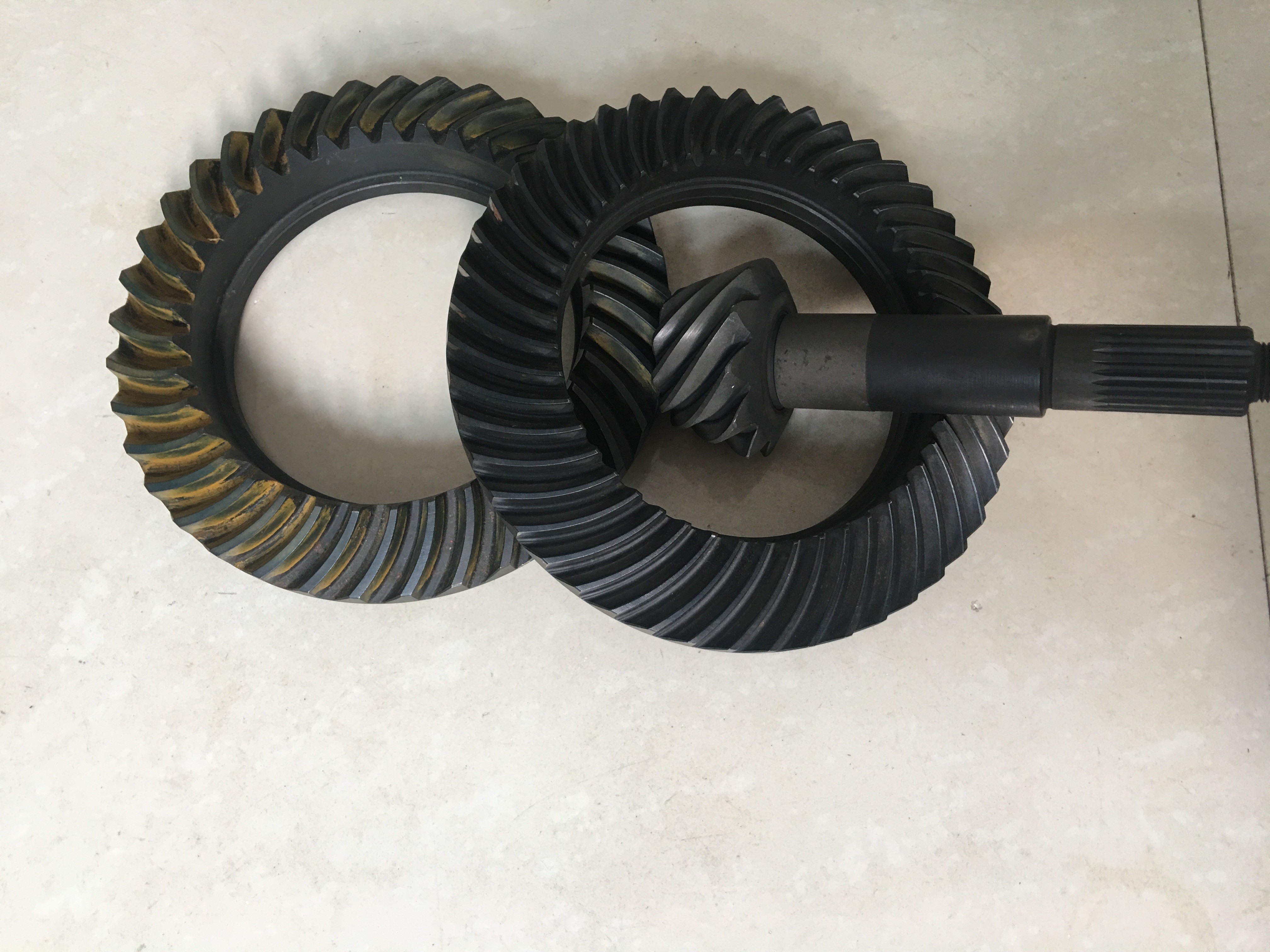 Quality Custom Ring And Pinion Gears , Spiral Crown And Pinion Gear Long Using Life for sale