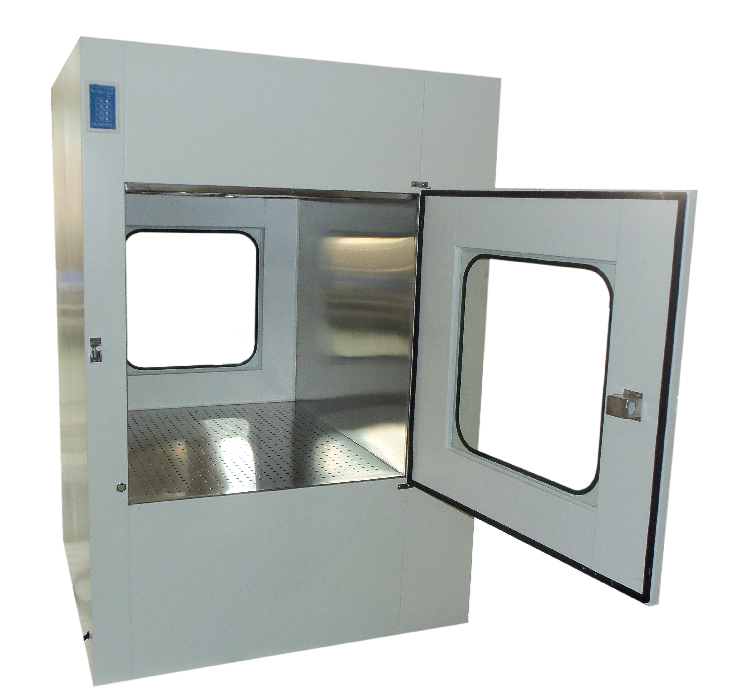 Quality Microelectronics Clean Room Air Shower Pass Box External Size 950X1100X1300mm for sale