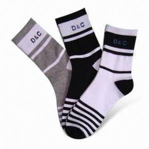 Quality Double Color Sport Socks, Made of T/C and Spandex, Suitable for Men for sale