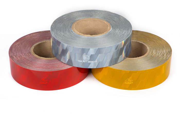 Quality Vehicle Reflective Conspicuity Tape Prismatic Reflective Tape For Traffic Sign for sale