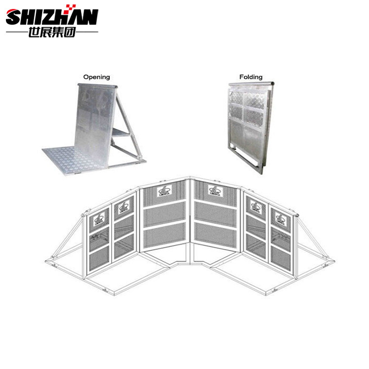 Quality Easy Assemble Aluminum Concert Crowd Control Barriers Outdoor Show for sale