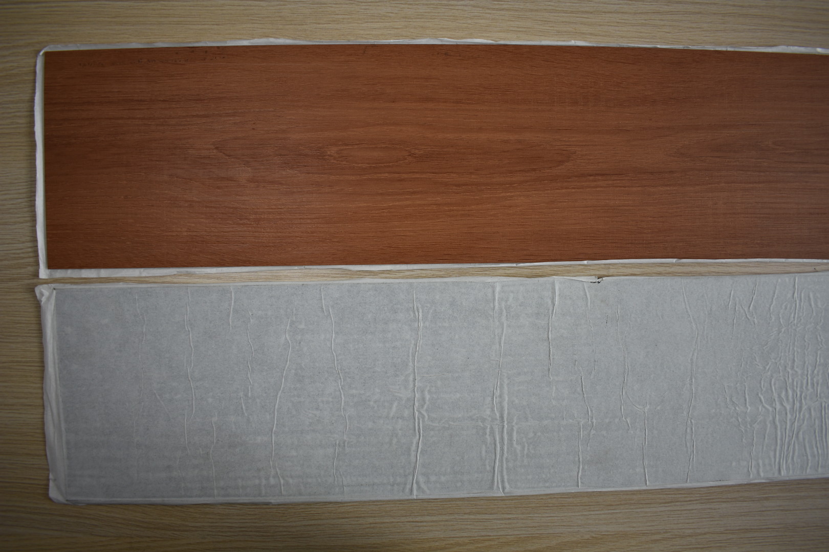 Residential Waterproof Vinyl Flooring , High Gloss Vinyl Wood Plank Flooring