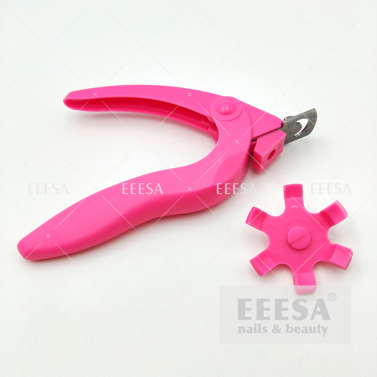 Quality Manicure Tool Nails Art Scissors Trimmer Acrylic Tip Cutter Nail Dial Triple Cut for sale