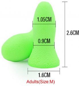 Quality PU Foam Reusable 30db Soft Ear Plugs With Cord Slow Rebound for sale