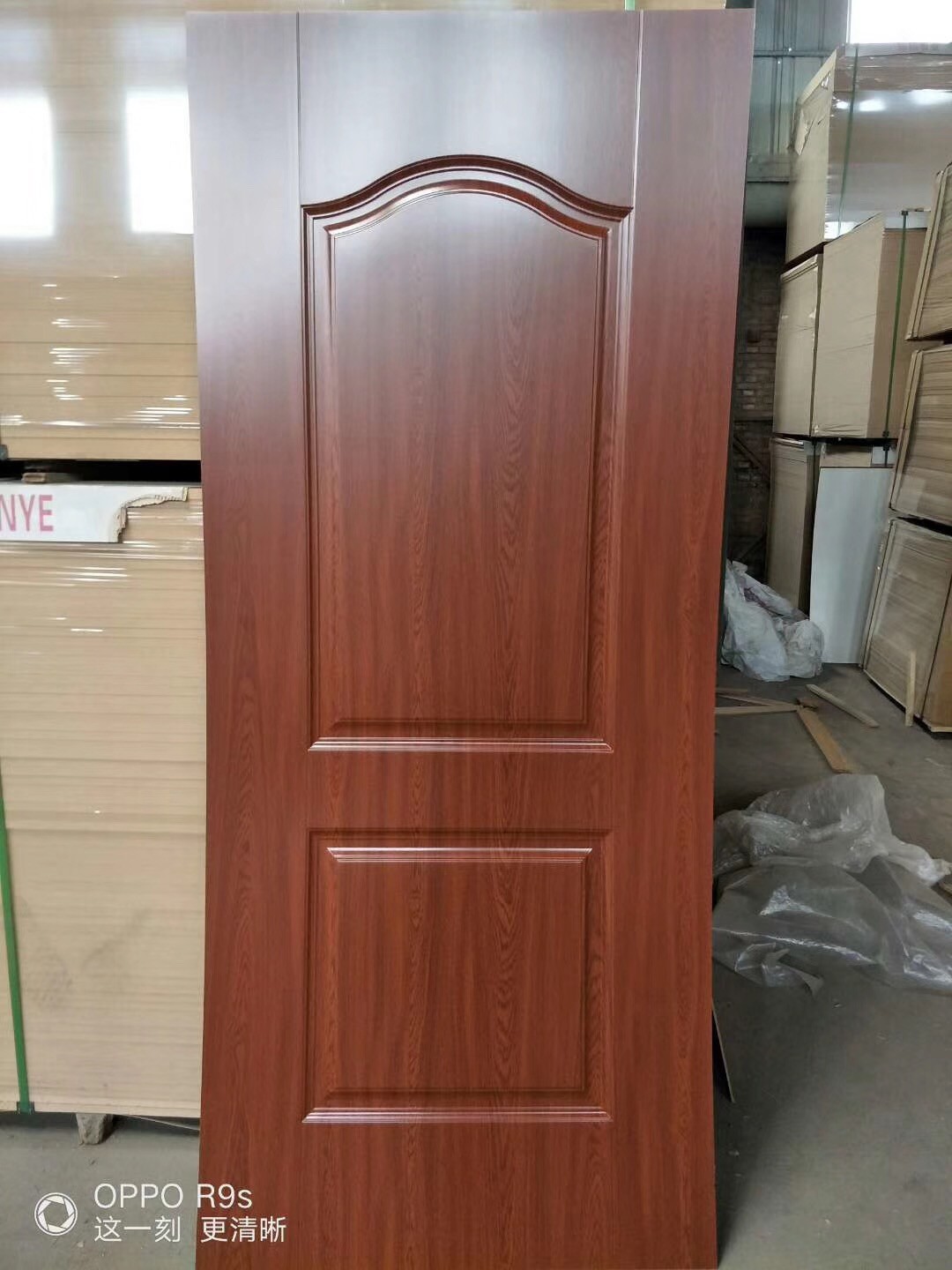 Quality Height 2150mm HDF Door Skin 3mm / 4mm Thickness Natural Veneer Surface for sale