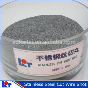 Quality sand blasting abrasive stainless steel cut wire shot for sale