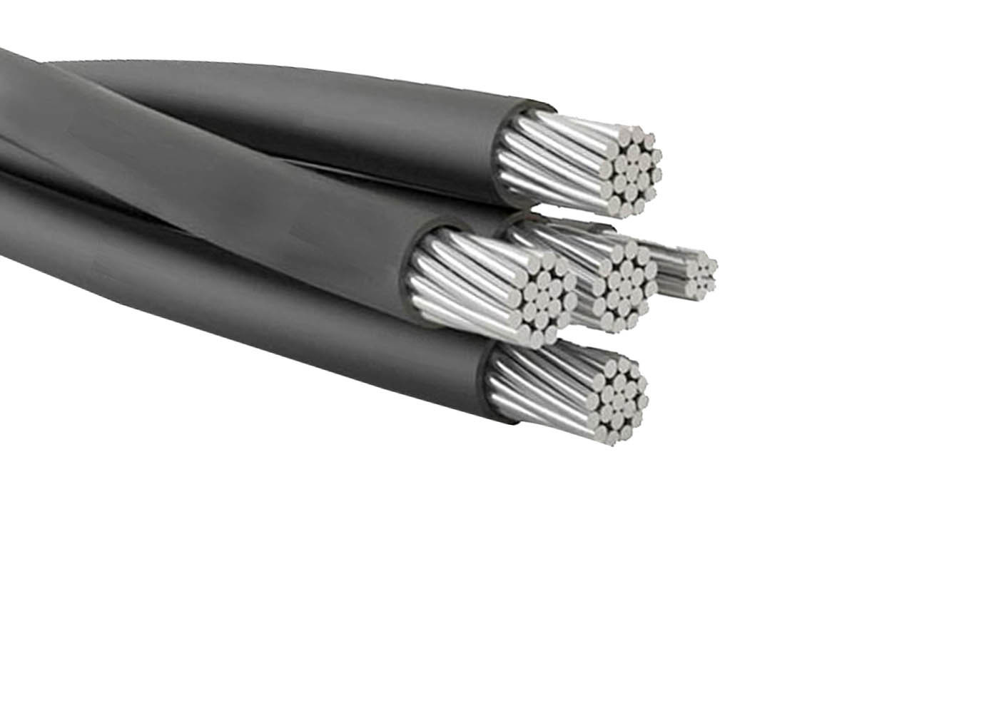 Quality 0.6KV / 1KV Abc Electrical Aerial Bundled Cables , Quadruplex Service Drop Cable for sale