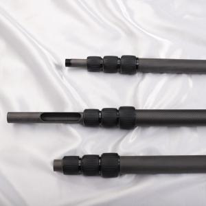 Quality retractable 2M Carbon Fiber Boom Pole boom mic pole in 4 sections for sale