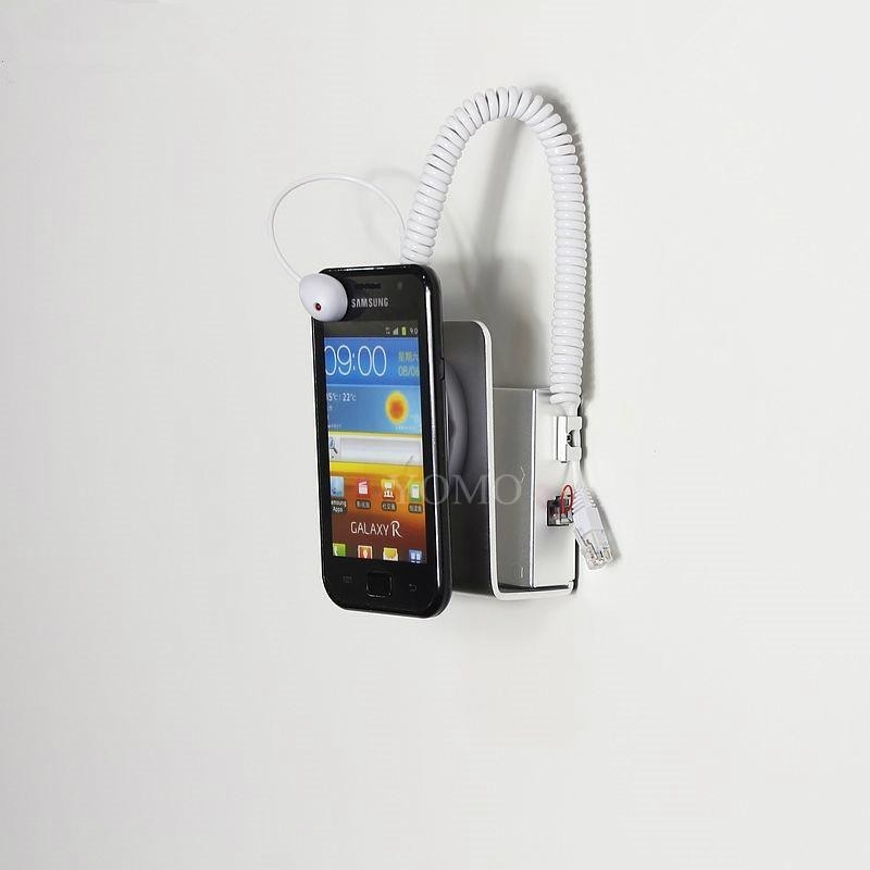 Quality Wall-mounted Open Display Charging Alarm Mobile Phone Security Stand for sale