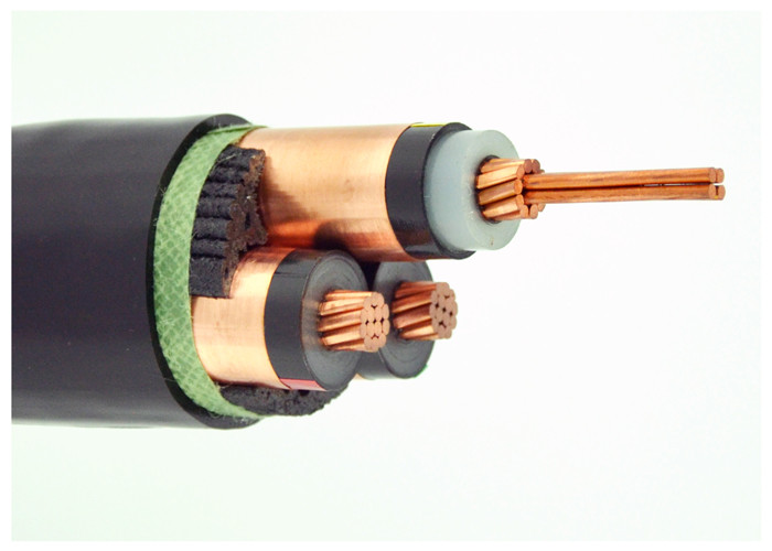 Custom 18KV / 30KV Xlpe Insulation Cable With The Copper Wire Screen