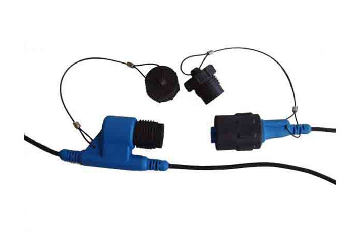Waterproof Male Female Geophone Connector SH17-WCR-2M2F KCK Screw