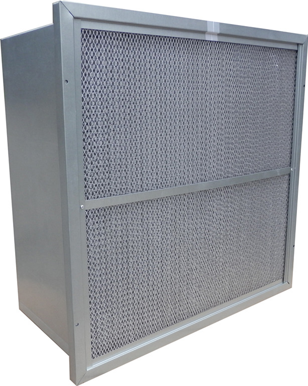 Quality Rigid Deep Pleated HEPA Air Filter GL Frame Filtration Efficiency F9 F8 F7 for sale