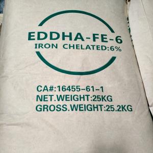 Quality Ethylenediamine Two Adjacent Hydroxyphenyl Big Iron Sodium Acetate EDDHA Fe 6% for sale