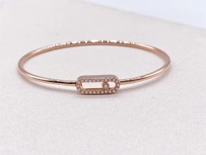 Quality 1pcs 18K Gold Diamond Bracelet With VVS Diamond Carat Weight Customized Jewelry for sale
