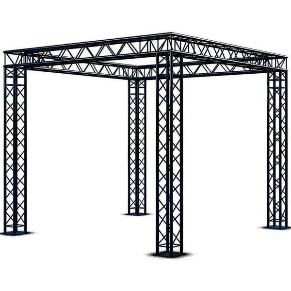 Quality Free Design Display Aluminum Light Truss Alloy Exihibition Truss Lighting With Corner Box for sale
