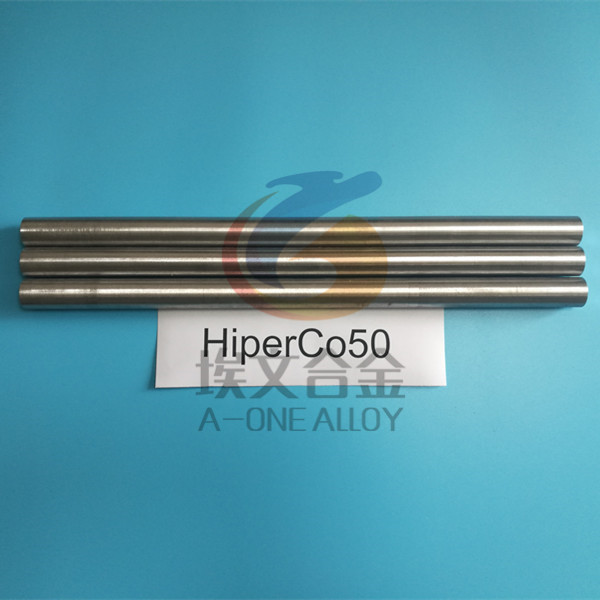 Quality High Magnetic Saturation Alloy R30005 Round Bar in Stcok ASTM A801 Permendur 2V HiperCo50 for sale