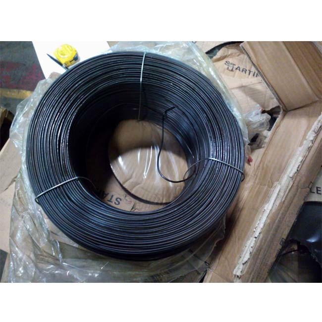 Quality 75KSI 100lbs Soft Black Annealed Baling Wire  9 Gauge Reinforcement Tie Wire for sale