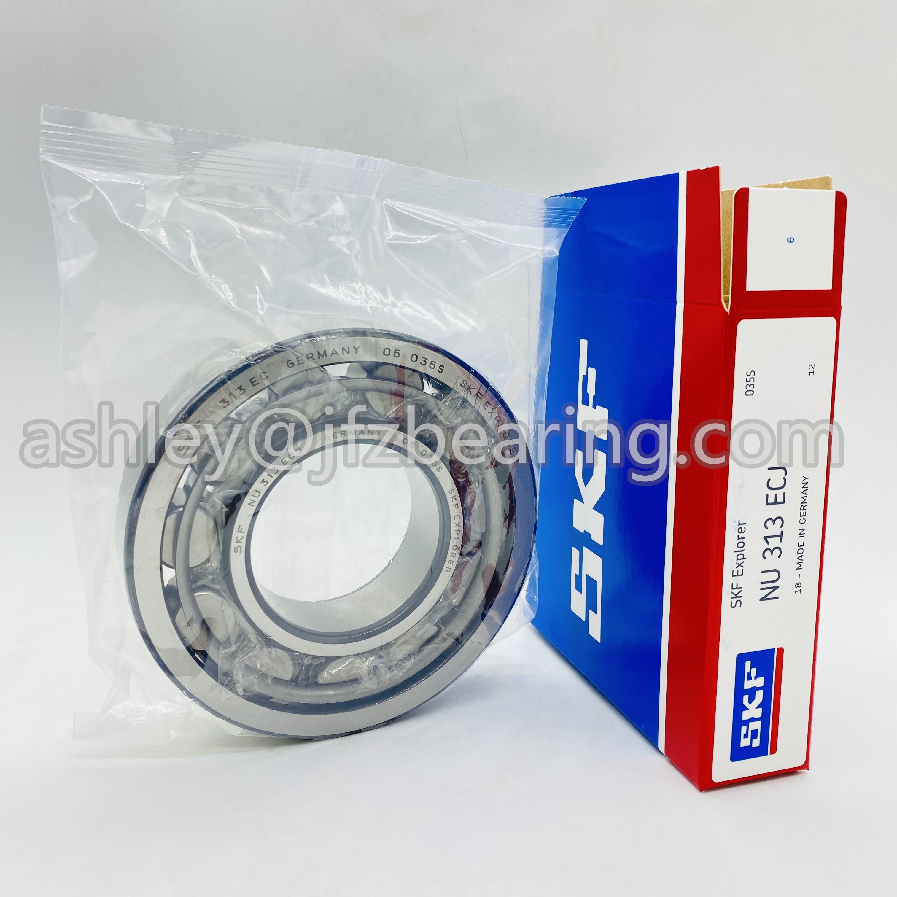 Quality SKF NU 313 EC （Type EC Cylindrical Roller Bearing）, single row, rolling element centred for sale