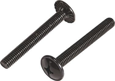 Quality M6 Black Oxide Furniture Screw Bolts High Precision Iron Material With Washer for sale