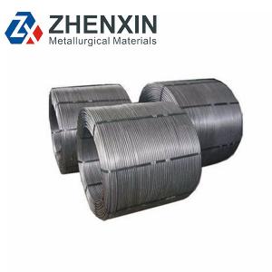 Quality Iron Calcium Cored Wire FeCa Cored Wire Ca28% Alloy Cored Wire As Deoxidizer For Steelmaking​ In Wire Shape for sale
