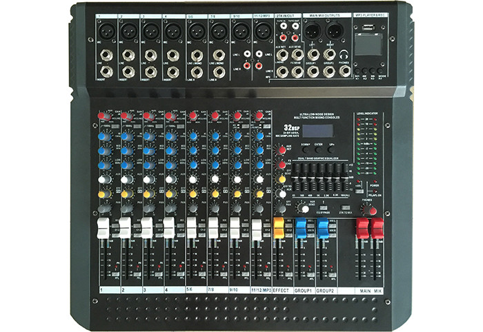 Quality 12 channel professional audio mixer UV12 for sale
