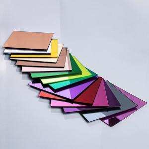 Quality Perspex Adhesive Acrylic Mirror Sheets Flexible Plastic Mirror Sheet Cut To Size for sale