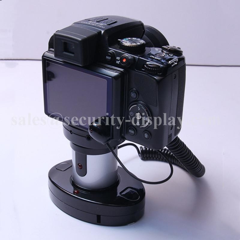 Quality Remote Control Camera Retail Display Stand With Alarm for sale