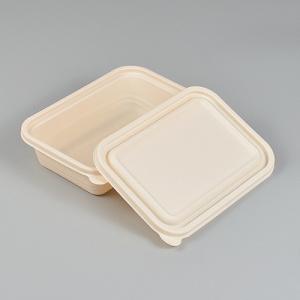 Quality 1000ML Corn Starch Packaging Food Takeaway Boxes For Lunch for sale