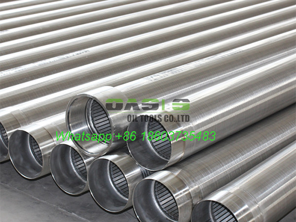 Quality Slot 1.0mm Wedge Wire Wrapped Screens Manufacturers for Water Well Drilling Screen for sale