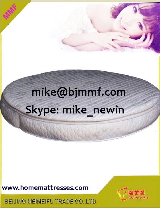 Quality soft comfort spring round bed mattress for sale